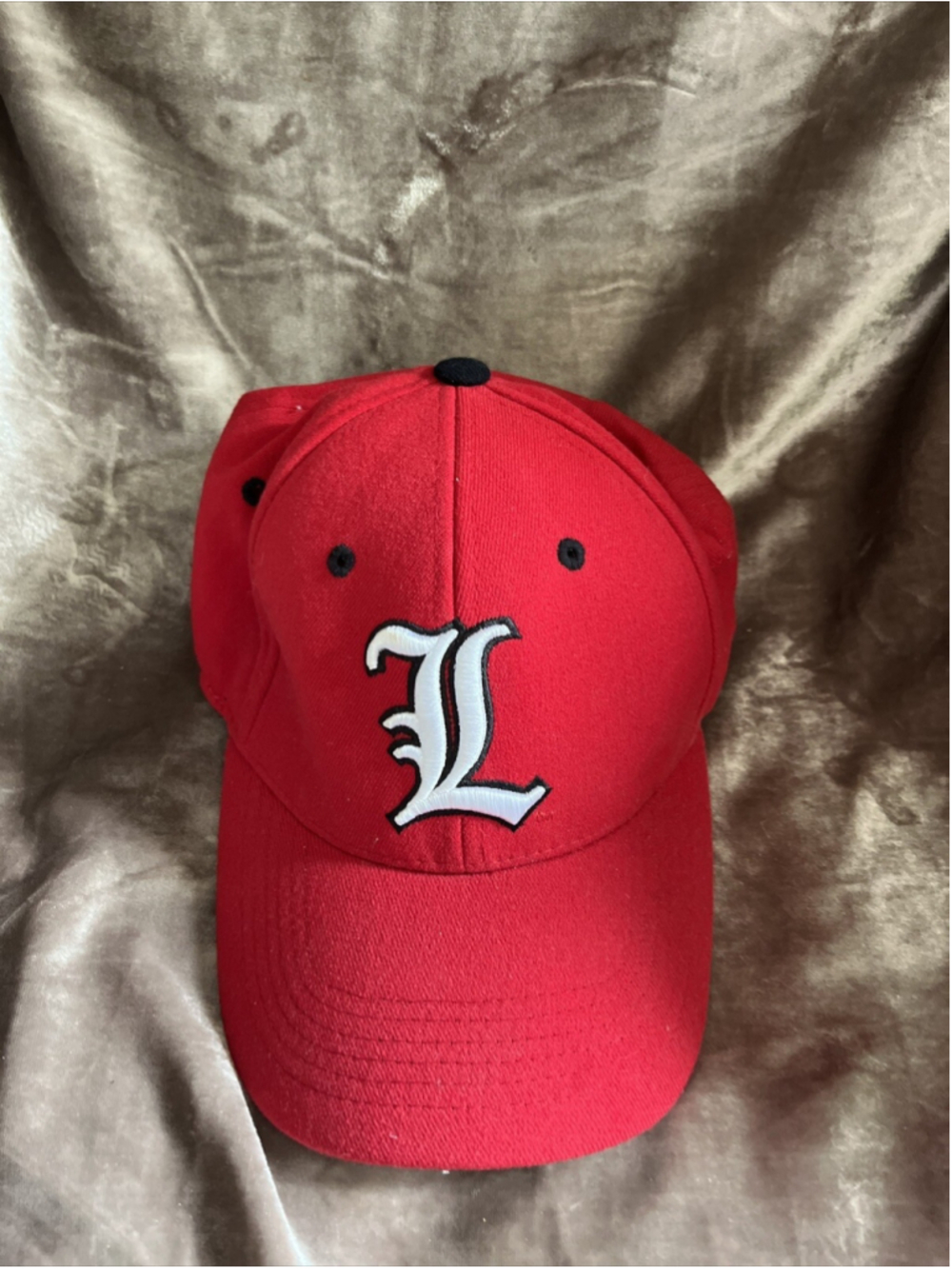 Louisville Cardinals Top Of The World Fitted Hat - Memory Stretch Fit - One Size